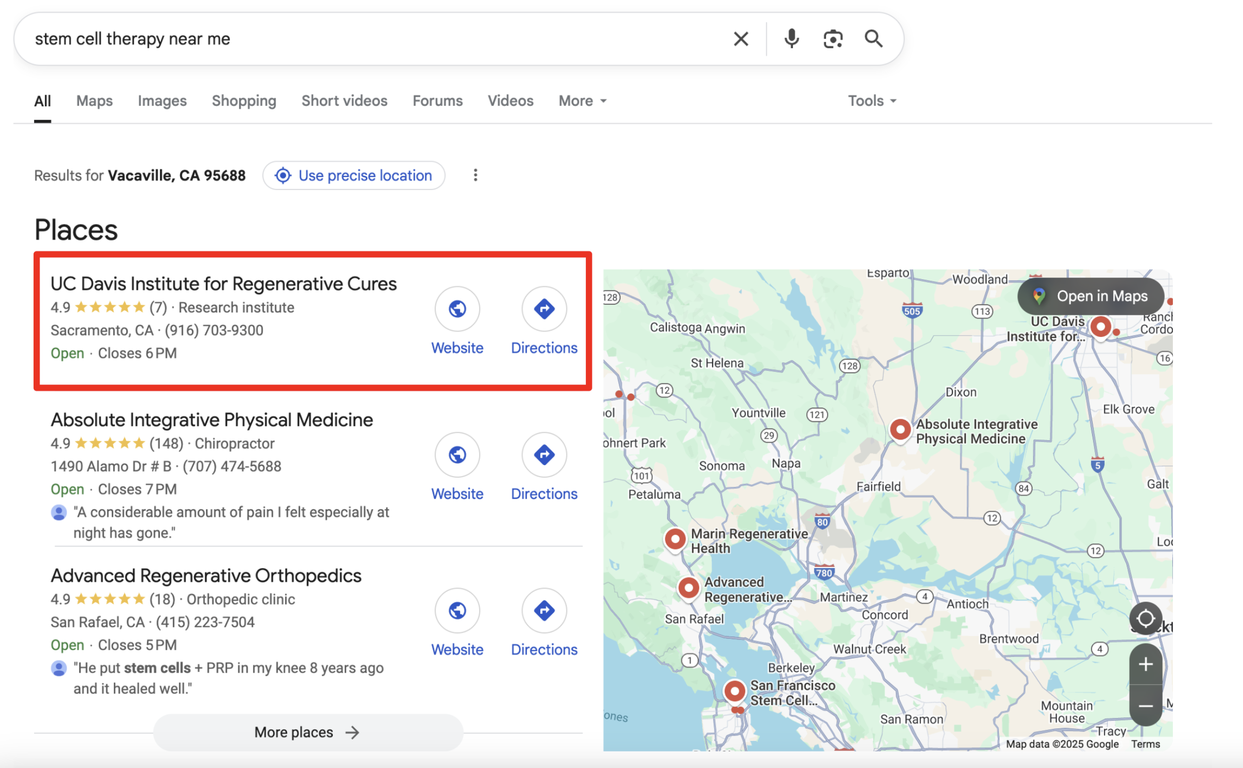 Google Maps Example